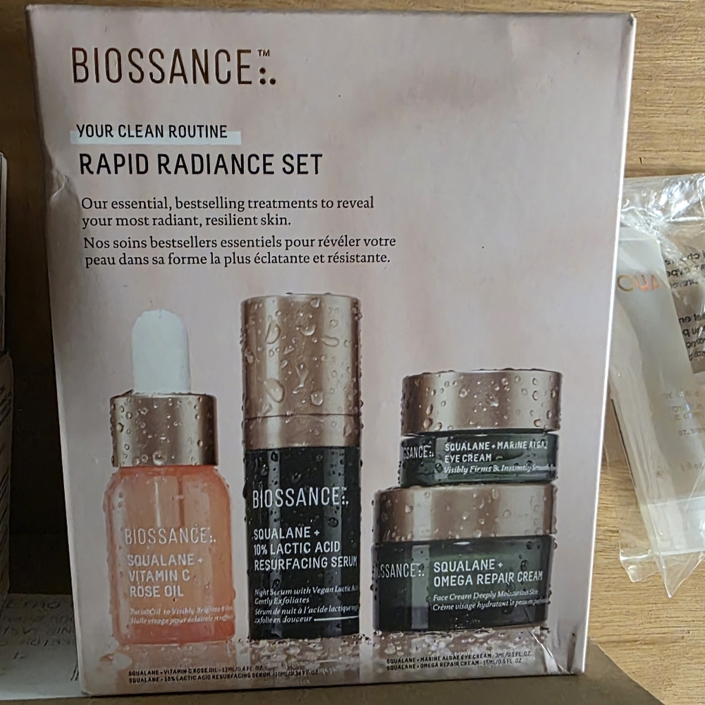 Biossance Rapid Radiance Set - Black and Orange